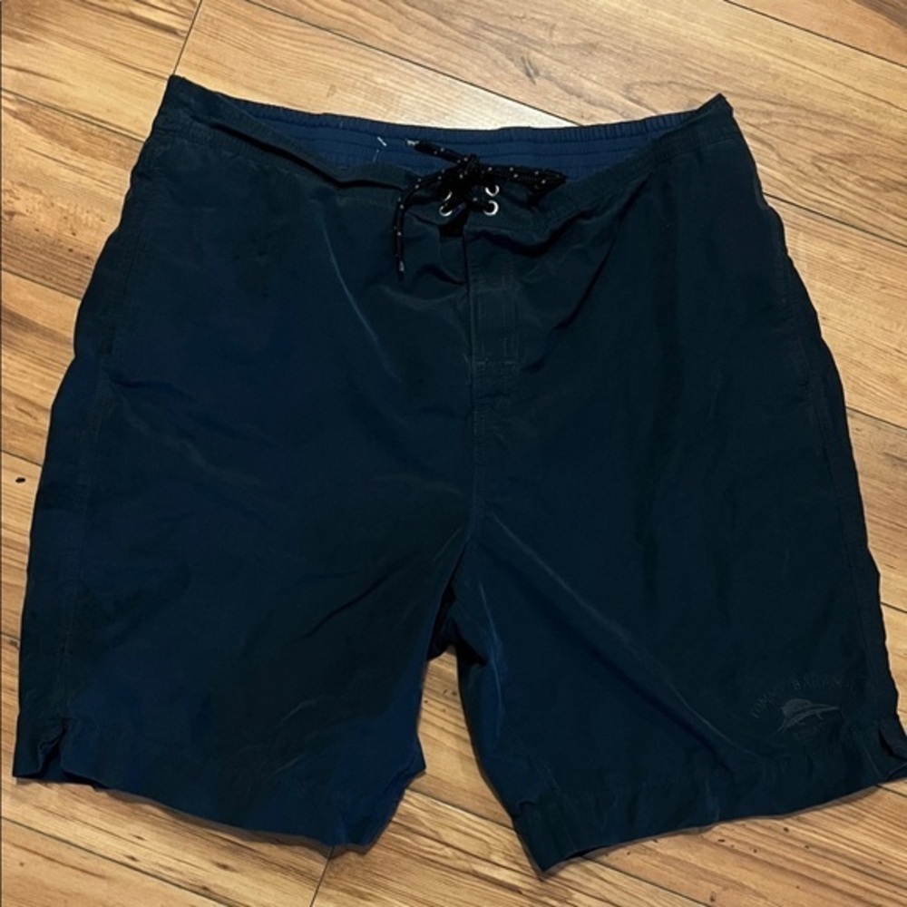 Tommy Bahama Men's Navy Blue Swim Shorts Trunks